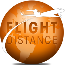 GreatCircleMap's profile picture. Calculate the distance and the flight time between two or more airports and show the route path on a map.