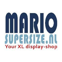 Mario Super Size XL, webshop voor posters, frames, banners, doeken, stickers, vlaggen, textiel, digitaal printer, borden. auto beletteringen, canvas.