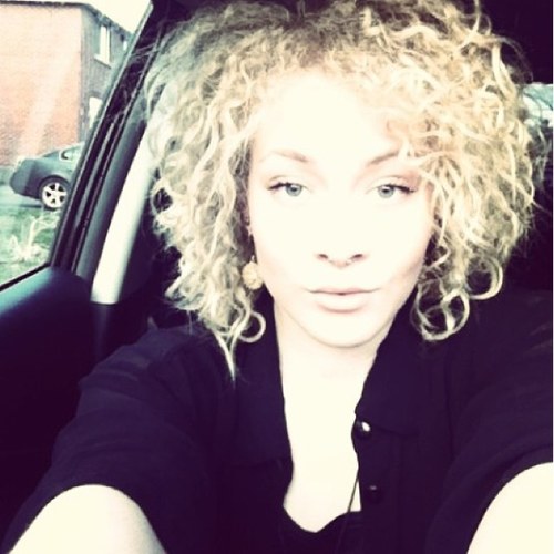 blond haired, blue eyed, white passing black girl.