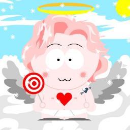 Hey! I´m cupid!! I´ve just moved to South Park, and God sent me to help or separate young couples... I´m Gay, thanks for asking :D