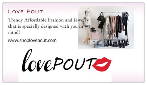Love Pout is an online boutique designed with the everyday fashionista blogger, the runway student, and trendy everyday woman in mind