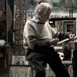 Un Guerrero de PAZ. Artista Peruano-colombiano nacido en 1926 en Ancash, Pomabamba (Perú). Profesor de dibujo y pintura, Maestro en Pintura mural.