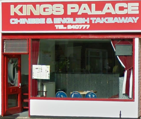 King's Palace Chinese Takeaway
49 Kings Road, North Ormesby,
Middlesbrough, TS3 6NH
(01642) 240 777

Open everyday 5pm-Midnight