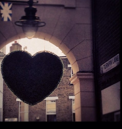 Turnpin Lane is a magical little alley way leading through to the famous Greenwich Market. It's lined with shops, cafe's and artisans and well worth a visit!