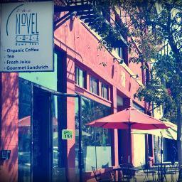 We are Novel Cafe in the Arts District! Serving up 100% ORGANIC coffees and teas along with gourmet salads and sandwiches made with love.