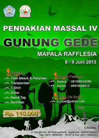 info-info PENMAS IV MAPALA RAFFLESIA ada disini, tanya-tanya gratis, ini terbatas, follow aja dulu :-:-)