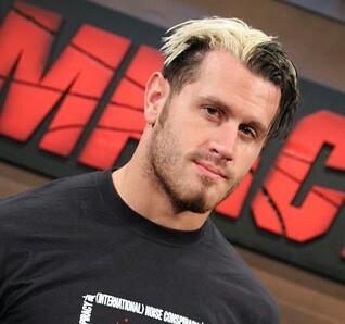 I hate bios a lot. I'm the guy who delivers pain and suffering to my opponents. I'm Alex Shelley. Former TNA Star, former MCMG member. Works with @TWE_RP (Fake)