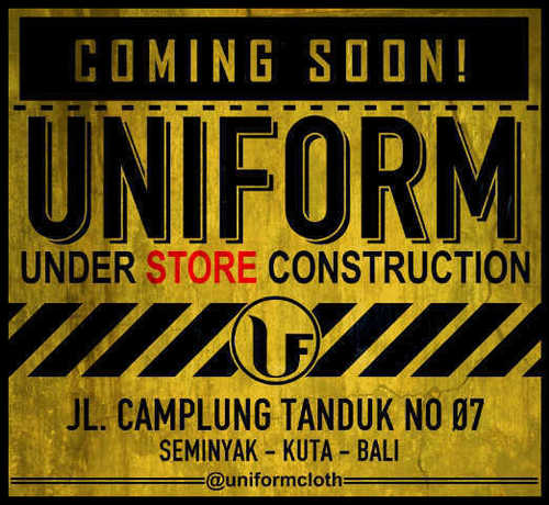 UNIFORM STORAGE
Visit Store: Jl. Camplung Tanduk (ex. dhyana pura) no 7 Seminyak - Kuta - Bali
cp:089685609177