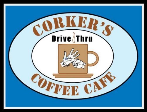 Corker's Coffee Café offers a variety of coffee drinks, breakfast and lunch options. Convenient drive up window and relaxing atmosphere inside.