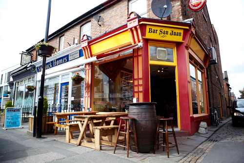TapasSanJuan's profile picture. Bar San Juan is a Spanish tapas bar in Chorlton (56 Beech Road. M21 9EG). Open Tue-Sun 12-24. Feel the real flavour from Spain with #Tapas & #Cerveza