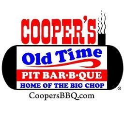 CoopersNBTX's profile picture. Cooper’s of New Braunfels is a picnic-style barbecue restaurant serving delicious pit-smoked barbecue and the world-famous Big Chop.