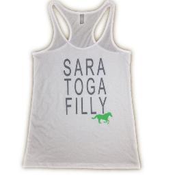 Show off your love for Saratoga with our quality, comfortable, & stylish apparel.  Perfect for everyday wear or at the Track!