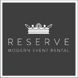 ReserveModern's profile picture. Custom + curated modern event furniture and accessories. It's a Rental Revolution and we're redefining event essentials.