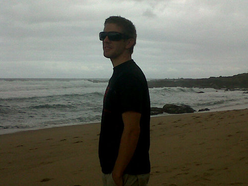 I'm a guy, blonde hair blue eyes. And I like surfing and bodyboarding
