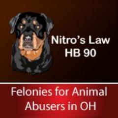 https://t.co/twwbNUE7lL 19 dogs starved, 8 died. 4 mths for the killer. Felonies for animal abusers in OH.