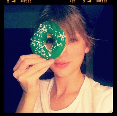 Celebrating St Patrick's Day the best way I know how. Donuts. || CHER LLOYD FUCKING FOLLOWS