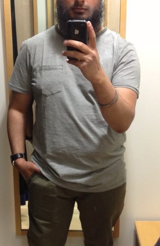 Discreet guy!