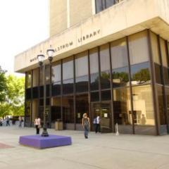 The Library, built in 1974, is named for Magnus Wahlstrom, who was a founder of Bridgeport Machines, Inc. and served as a University of Bridgeport trustee.