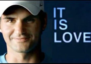 Loves beautiful tennis as only Roger Federer plays the game!