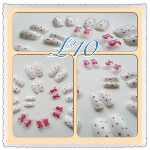False nails at affordable prices! Bespoke designs available.