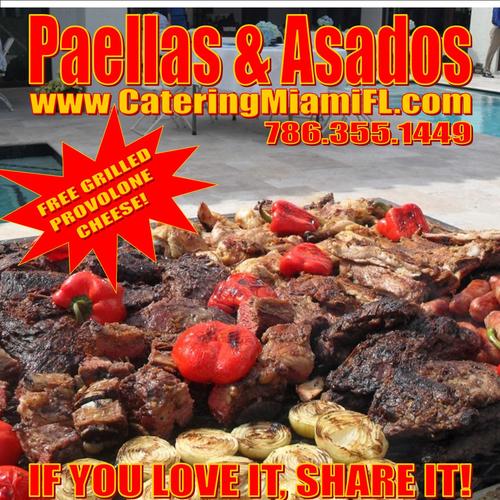 Why are we the best PAELLAS & ASADOS caterer in South Florida?
BECAUSE WE LOVE WHAT WE DO! ;)