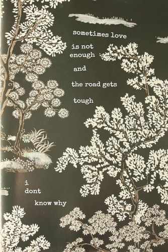 Caring about anything is the first step to losing everything. It's better to just forget it all. Forget it all.