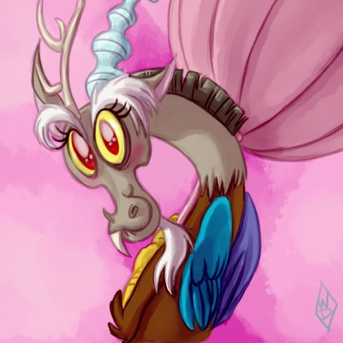 Im Discord! The REFORMED spirit of chaos and disharmony. My kids are @MiF_Drako and @MiF_Screwball. My best friend is @MiF_Fluttershy. Arrivederci!