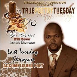 True Poetry Tuesdays one of New Orleans Longest Running Spoken Word Venues bringing you artist in nearly every genre weekly.