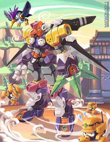 An honorable yet cocky warrior of the skys. Forte/Bass is my rival and foolish brother. Megaman will be destroyed by me!