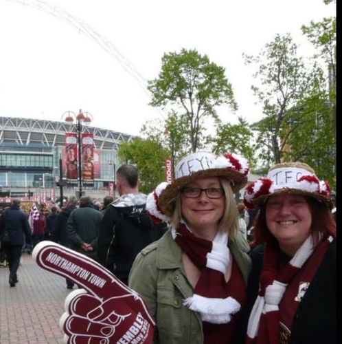 NTFC fan married to a fulham fan. Back in gods county