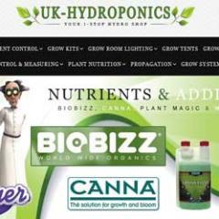 http://t.co/7yCQmM17 are a UK supplier of hydroponic growing equipment, grow tents, lights, soil based growing systems and many nutrients and accessories.