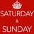 SaturdayAndSunday