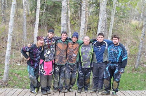 Division 4 paintball team dark sky