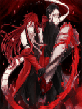 Hey, I am Grell Sutcliffe, I am the best reaper I know. I think it is just daring that wil and bassey would fight over me like that ;D I just love the color red