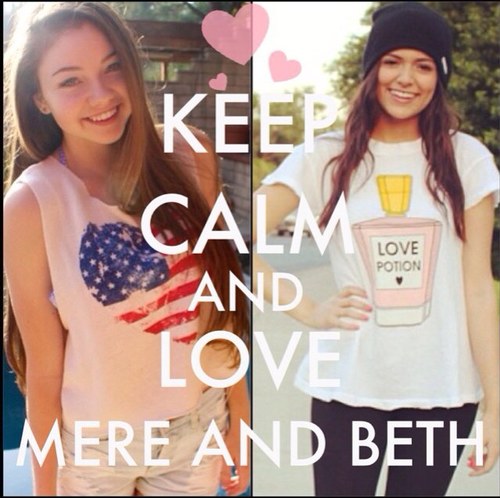 I love Bethany Mota and Meredith Foster! Mere followed 1/8/13!  BETHANY M☮TA ❤ MOTAvator 5ever!