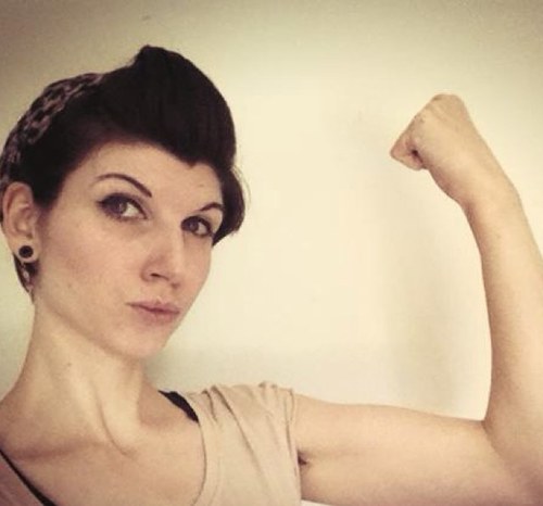 ruby_stiletto's profile picture. The unlikely showgrrl. Performing in burlesque and cabaret shows all over the place. Runs Red Dress Burlesque.