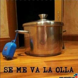 Desde que mi olla decidió coger la maleta y irse ya no es lo mismo!!! XD