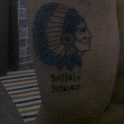 Buffalo Tattoo Keep On Going