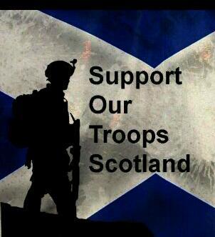 Support Our Troops Scotland. Showing support and gratitude to all the Scottish and British troops serving abroad and in this country risking there life daily
