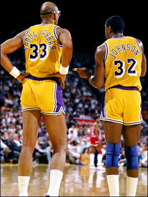 Jabbar,Magic,Green,Worthy,Scott,...Kurt Rambis el showtime