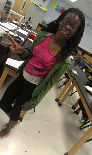 #3 girl who love baseketball. who in the 8th gradee. favorite color purple yeaa I knoo that chick kamri:)
