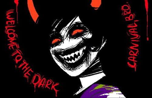 LETS TURN THIS MIRACULOUS PARTY UP, MOTHERFUCKER. the dark carnival is waiting. ♠: @CaptivateSollux [sober!gamzee AU.]