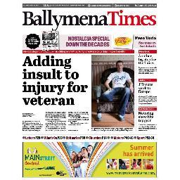 Keep up to date with all the latest local news and sport with the Ballymena Times. Contact our newsroom on 028 2565 3300.