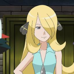Hello my name is Cynthia Pokemon
#Trainer/Campion 
#Friends: Ash Iris Cilan May Drew
#Pokemon's: Lucario