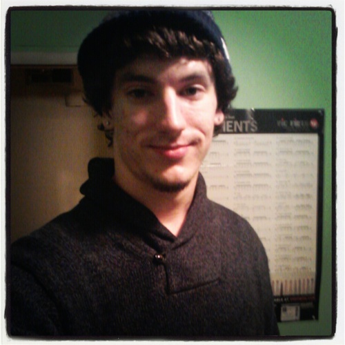 yell leader and percussionist.  Instagram: nick_ubben