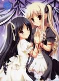 Hello...My name is Ruby Jade...I am 7 years old...My twin is @Jades_Twin...*looks down and blushes* (Girl with black hair) #OC (OOC sometimes)