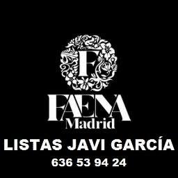 RRPP de la fiesta FAENA MADRID en la Calle Atocha 125, Madrid. LISTAS ABIERTAS!!!!!! Cualquier duda MD o Whatsapp 636 53 94 24!!