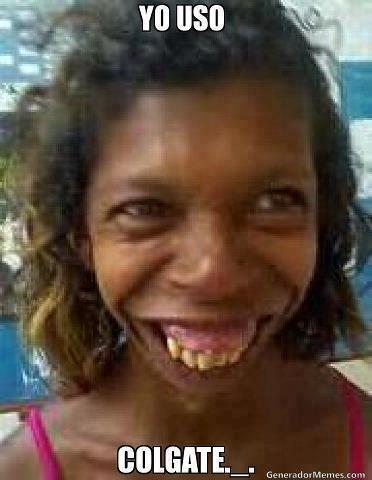 yo me sepillo todos los días con colgate y miren mis lindos dientes