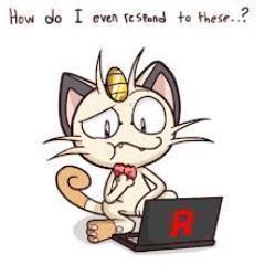 Un pokémon de tipo normal, que aprendio hablar por amor, y que ahora sigue y seguirá su triste vida con el Team Rocket, y seguirá perdiendo contra los mocosos.