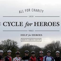 ‘Cycle for Heroes'. 
8 Students will cycle 1000 miles from London to Monaco to raise money for 'Help For Heroes'.
To Donate: http://t.co/LqxvFFw3.